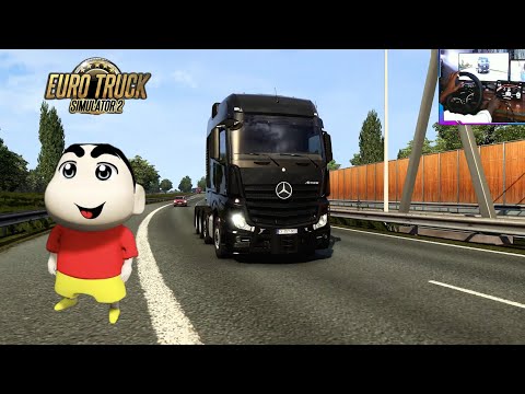 Mercedes Benz Truck I Moza R5 Wheel Gameplay#shorts #youtubeshorts #trending