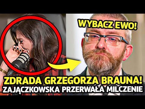 GRZEGORZ BRAUN KANDYDUJE NA PREZYDENTA! KOMENTARZ EWY ZAJĄCZKOWSKIEJ MÓWI WSZYSTKO!