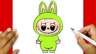 How To Draw A Labubu Big Into Energy | Labubu Series
