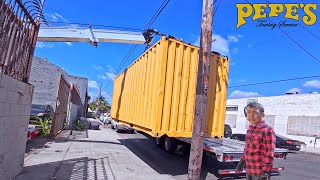 "Simple" Container Transport Turns Into a Nightmare