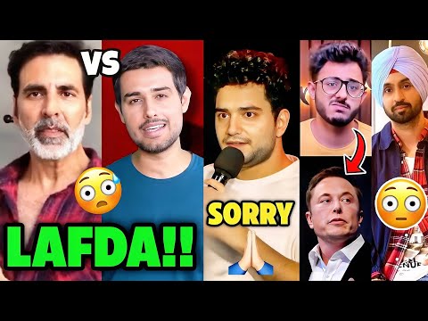 Elvish Yadav VS Dhruv Rathee VS Akshay Kumar...🤯😱| Samay Raina, India's got Latent, Carryminati