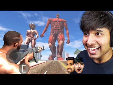 YOUTUBERS SCARY CHEAT CODE CHALLENGE in this *INDIAN GTA V* MOBILE GAME😱