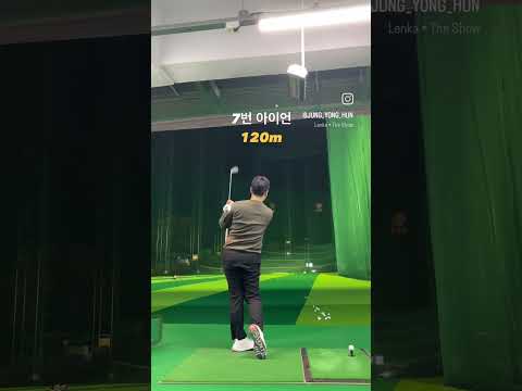 7번 아이언 30m~160m 스윙 변화 #golf #golfswing #쇼츠 #골프