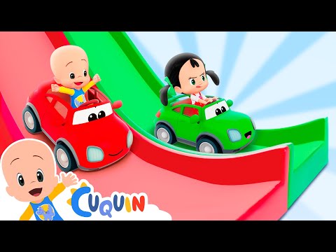 Colorful Animal Cars  | Educational videos with Cuquin