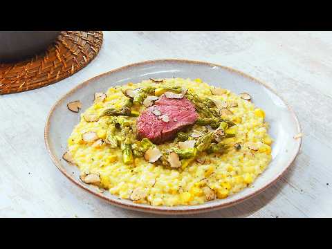 Risotto de espárragos: un clásico italiano con un toque diferente
