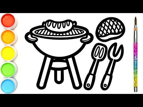 Malam yang indah untuk bermain rumah-rumahan dan memanggang daging :D