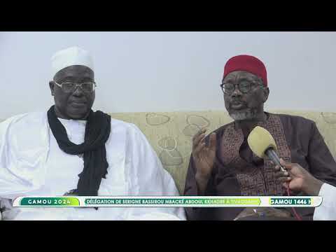 Gamou 2024 Délégation de Serigne Bassirou Mbacké Abdoul Kkhadre à Tivaouane