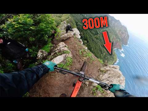 An 300m Klippe Mountainbiken - Madeira Boca Do Risco Video 1