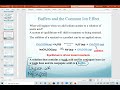Buffer Solutions and Their Functions
