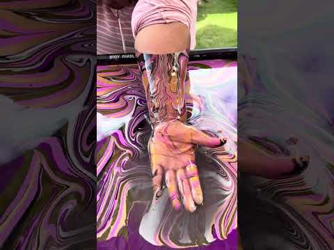 Body Marbling Paint Dip by BLVisuals at Return to the River Festival 200