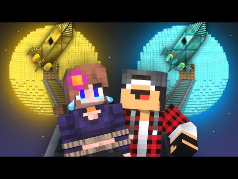 I found ROAD TO DIAMOND planet vs GOLD planet in Minecraft ! SECRET PLANET !