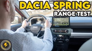 Dacia Spring 2025 | Range test