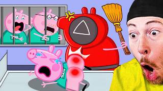 FUNNIEST PEPPA PIG Animations VS SQUID GAMES! Funny Animations