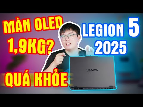 Laptop Gaming mỏng nhẹ NGON NHẤT phân khúc! - Review Lenovo Legion 5 2025 màn OLED, RTX 5060!