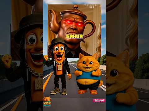 Tung Tung Tung Sahur sings brainrot rap music with cute cat brainrot sigma 🙀😹