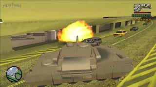 GTA San Andreas | 6 Star Wanted Level Rampage! [Helicopter Escape]