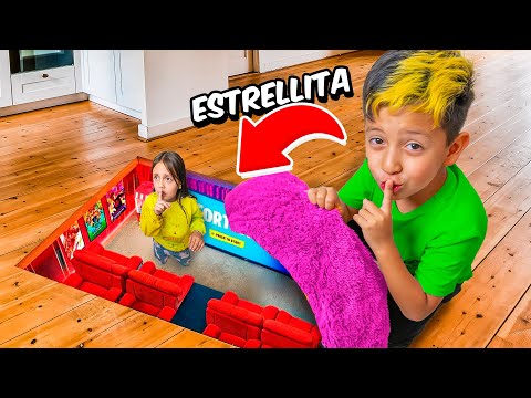 CONSTRUÍ UN CUARTO SECRETO SORPRENDO A ESTRELLITA!!