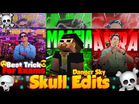 Skull Edits ft.@GamerFleet&Jack 💀 | Shorts Compilation | Danger Sky