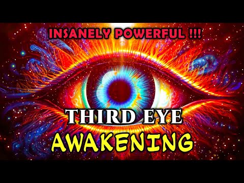⚡WARNING 🎧 INTENSE 3RD EYE Stimulation | DMT SHAMANIC Meditation For INSTANT THIRD EYE OPENING