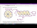 Deriving the Area of a Circle from Circumference