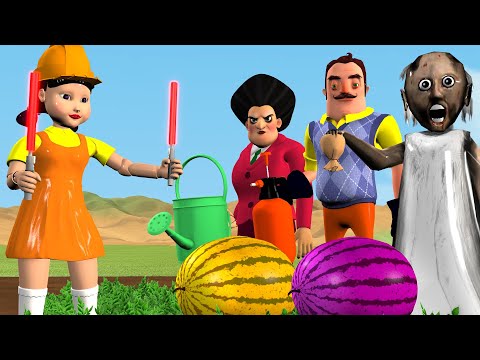 Squid Game 3 ( ์ค์ง์ด ๊ฒ์ 3): Cultivation Challenges | Take Care of Watermelon