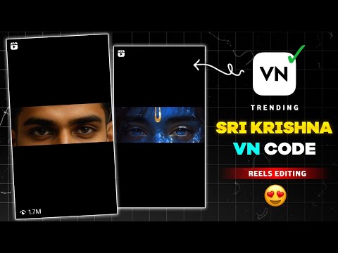 Suni Jo Teri Murli Song Reels Video Editing | Shree Krishna Eye Trending Vn Video Editing - Vn Code