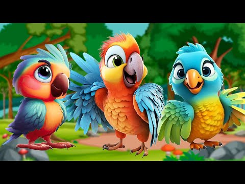 Lovely Animal Sounds: Parrot, Pigeon, Eagle, Crocodile, Elephant, Ostrich... Cute Animals Sound