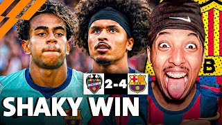BARCA STRUGGLED… BUT STILL SCORED 4! 😳🔥 | Barcelona 4-2 Levante