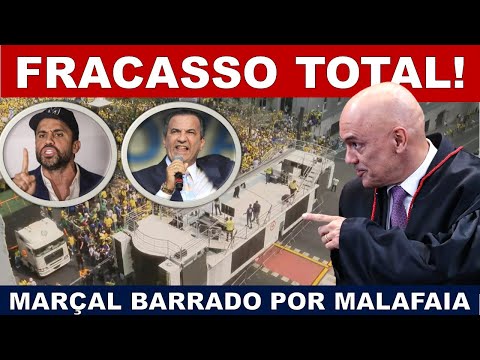 FLOPOU GERAL: BOLSONARO SURTA EM CARRO DE SOM! MALAFAIA BARRA MARÇAL E XANDÃO "GARGALHA"!