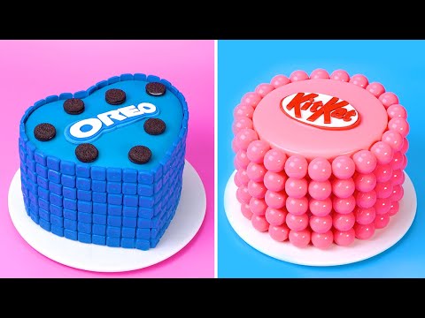 Ultimate KITKAT & OREO Chocolate Mixed Cake | DIY Chocolate CAKE TRICK  Cake Decorating Ideas