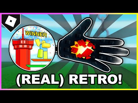 How to ACTUALLY get RETRO GLOVE + "PARKOUR PWNER" BADGE in SLAP BATTLES! [ROBLOX]