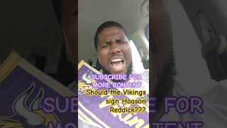 Should the Vikings sign Haason Reddick??? #HaasonReddick #vikings #nfl #espn