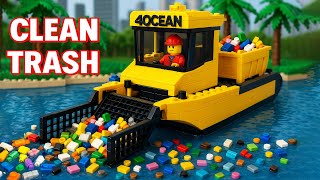 Building a LEGO Boat That Cleans Trash from Polluted Rivers