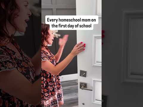 Homeschool parents be like… #homeschool #firstdayofschool #backtoschool #parenting #shorts  #moms