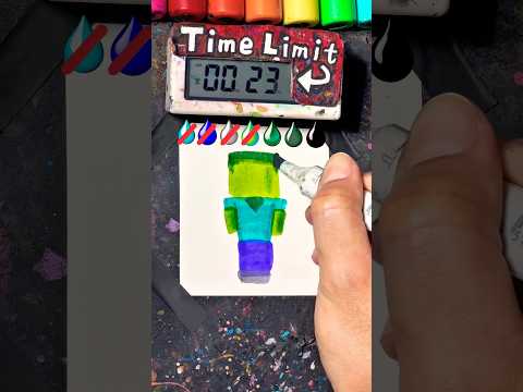 Drawing Zombie in 40Sec(Minecraft)