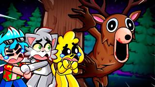 Nos PERDIMOS en el BOSQUE... y ALGO nos PERSIGUE 😨🌲(99 NOCHES EN EL BOSQUE ROBLOX)