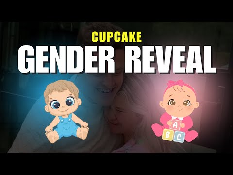 Cupcake Gender Reveal! 🎂 Surprising Reveal Inside!