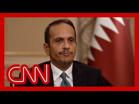 YouTube video thumbnail: Fareed Zakaria Talks With Qatari PM Al-Thani in First TV Interview Since Israel-Hamas Ceasefire