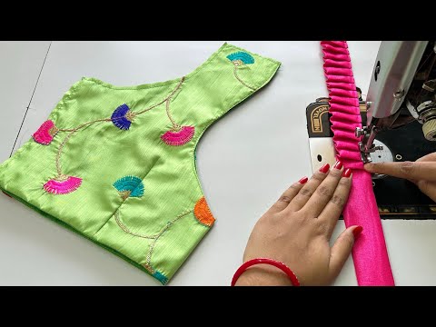 Designer Blouse Designs | Blouse Ka Design | Cutting And Stitching Back Neck Blouse Design | Blouse