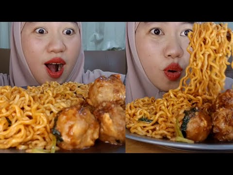 MUKBANG SAMYANG MALA BAKSO URAT SUPER PEDAS