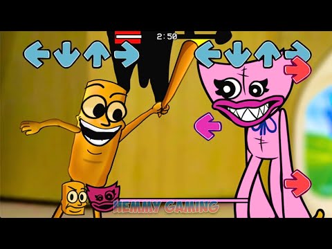 [SWAP] FNF Poppy Playtime 3 vs Tung Tung Tung Sahur MEME Sings Sliced Pibby | Brainrot Animals