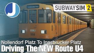 Driving The NEW Route U4 | SubwaySim 2 | Berlin