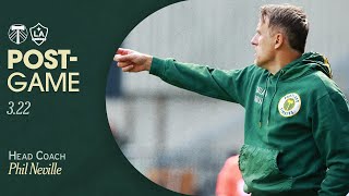 "We had players dying for the shirt" | Phil Neville discusses draw with LA