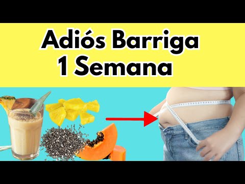 Esto Baja La Panza En 1 Semana /Cómo Eliminar La Barriga Rápido Y Bajar De Peso