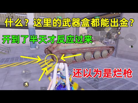 这个地方都能出金？这对吗？连突击仔都不屑于开的武器盒，反而有惊喜