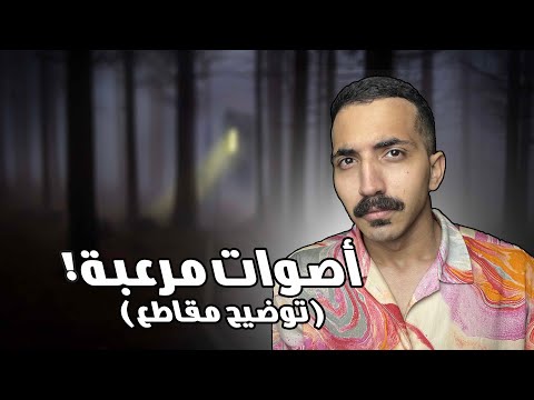 مبتعث في امريكا يسجل اصوات مرعبة جدا l توضيح مقاطع