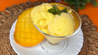 Mango Ice Cream Recipe | बाजार जैसी मैंगो आइसक्रीम बनाएं घर पर बहुत ही आसान तरीके से | Mango kulfi