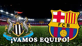 NEWCASTLE VS BARCA CHAMPIONS - HAY QUE DARLO TODO