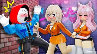 JJ Police Got Trapped With Two Criminal Girls STALKER?! - Maizen Roblox