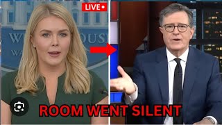 Stephen Colbert TRIED To Mock Karoline Leavitt — But She Had the Last Word.